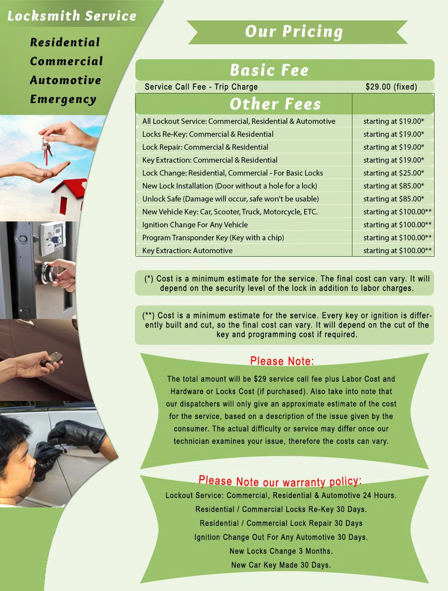 Manassas Locksmith Store Manassas, VA 703-270-6007 - price-list-c-22